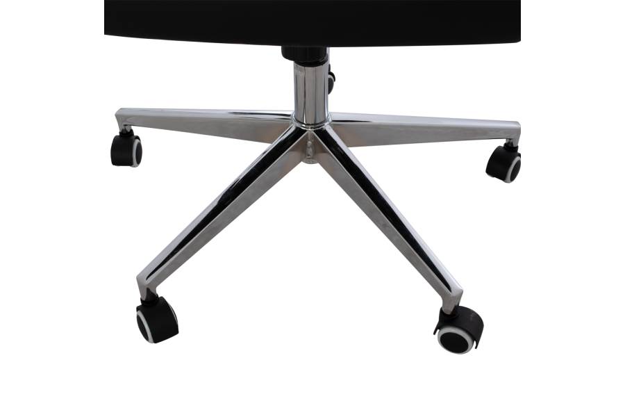 ΚΑΡΕΚΛΑ ΓΡΑΦΕΙΟΥ ΜΑΥΡΗ SUPERIOR HM1167.01 72x70x121 εκ.