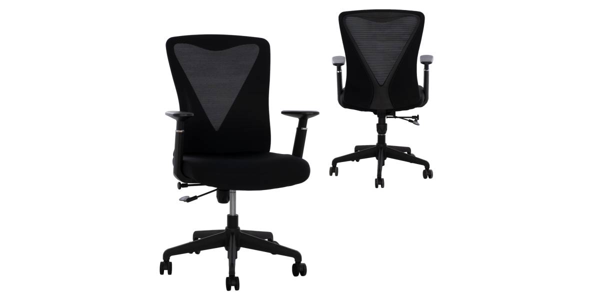ΚΑΡΕΚΛΑ ΓΡΑΦΕΙΟΥ SUPERIOR ΜΑΥΡΟ HM1170.01 65x62x100 εκ.
