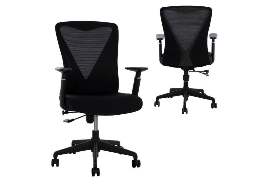 ΚΑΡΕΚΛΑ ΓΡΑΦΕΙΟΥ SUPERIOR ΜΑΥΡΟ HM1170.01 65x62x100 εκ.