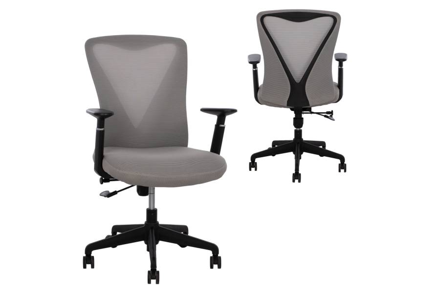 ΚΑΡΕΚΛΑ ΓΡΑΦΕΙΟΥ SUPERIOR ΓΚΡΙ HM1170.10 65x62x100 εκ.