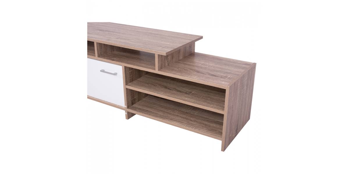 ΕΠΙΠΛΟ TV SCOTT HM8766.01 123x39,5x35,5-45,5Y εκ. SONAMA ΛΕΥΚΟ