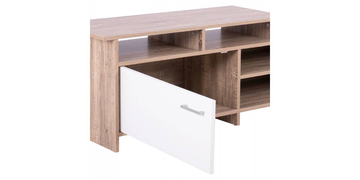 ΕΠΙΠΛΟ TV SCOTT HM8766.01 123x39,5x35,5-45,5Y εκ. SONAMA ΛΕΥΚΟ