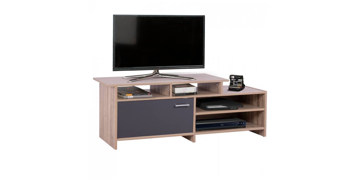 ΕΠΙΠΛΟ TV SCOTT HM8766.02 123x39,5x35,5-45,5Y εκ. SONAMA ΓΚΡΙ
