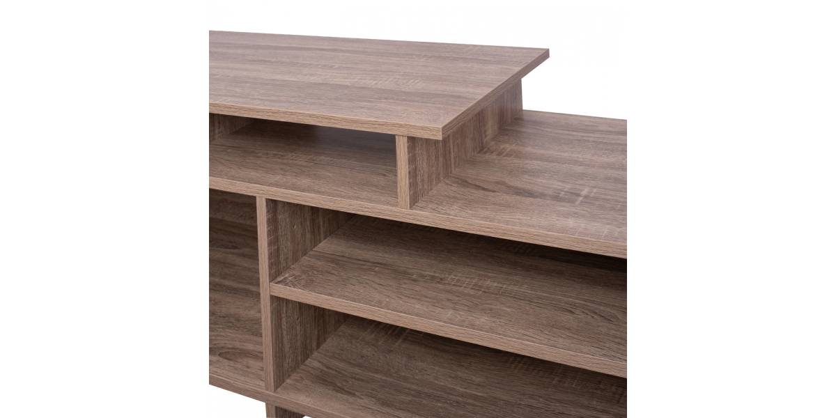 ΕΠΙΠΛΟ TV SCOTT HM8766.02 123x39,5x35,5-45,5Y εκ. SONAMA ΓΚΡΙ