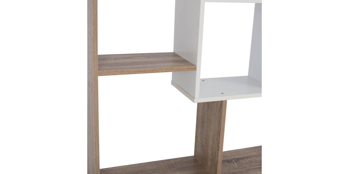 ΒΙΒΛΙΟΘΗΚΗ BRODY HM8771.01 136X22X136 ΛΕΥΚΟ
