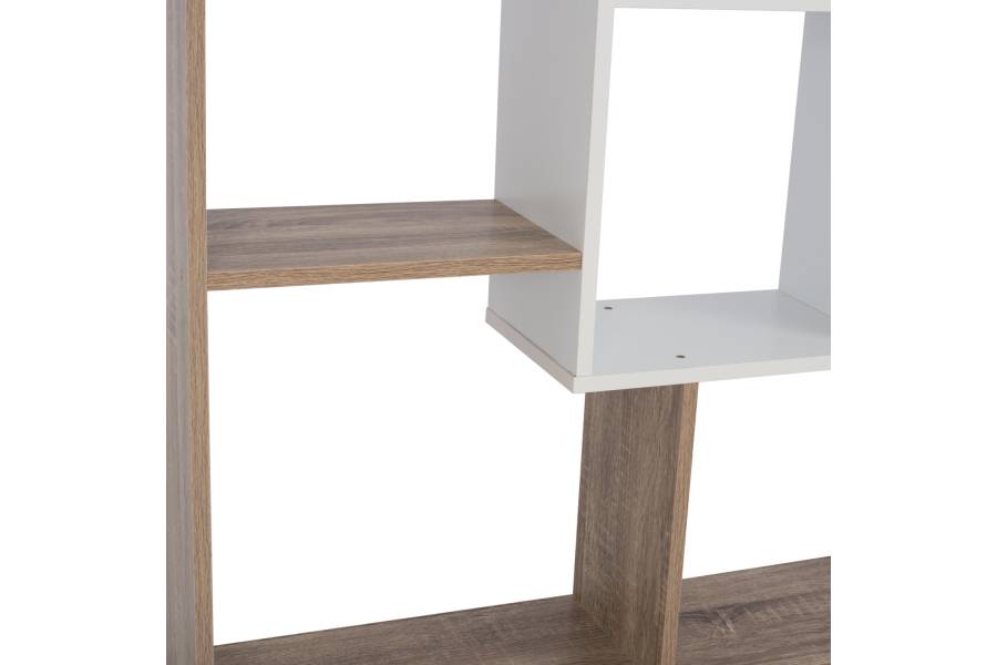 ΒΙΒΛΙΟΘΗΚΗ BRODY HM8771.01 136X22X136 ΛΕΥΚΟ