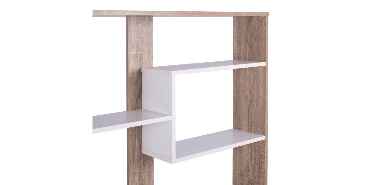 ΒΙΒΛΙΟΘΗΚΗ MARCELINE HM8772.01 100Χ21Χ124,5 ΛΕΥΚΟ