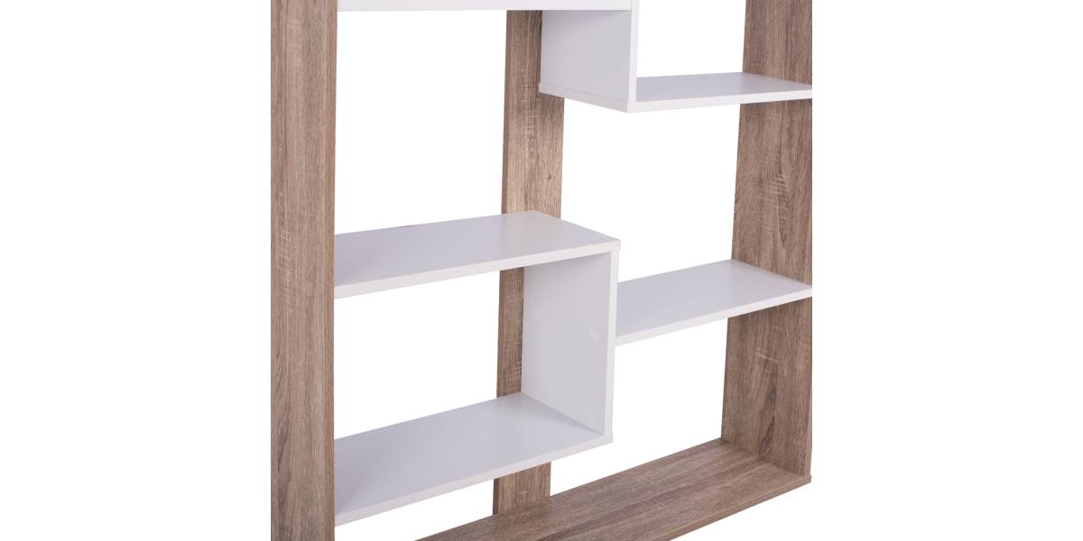 ΒΙΒΛΙΟΘΗΚΗ MARCELINE HM8772.01 100Χ21Χ124,5 ΛΕΥΚΟ