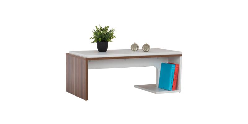 ΤΡΑΠΕΖΙ ΣΑΛΟΝΙΟΥ EDWARD ΚΑΡΥΔΙ ΛΕΥΚΟ HM9160 90x46x35,5 εκ.
