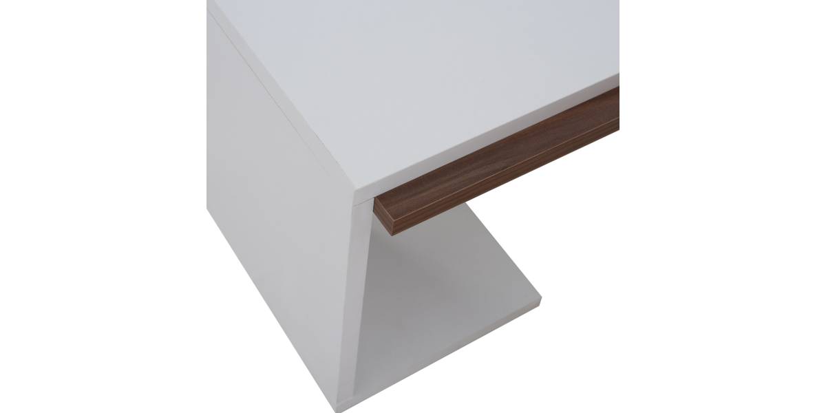 ΤΡΑΠΕΖΙ ΣΑΛΟΝΙΟΥ EDWARD ΚΑΡΥΔΙ ΛΕΥΚΟ HM9160 90x46x35,5 εκ.