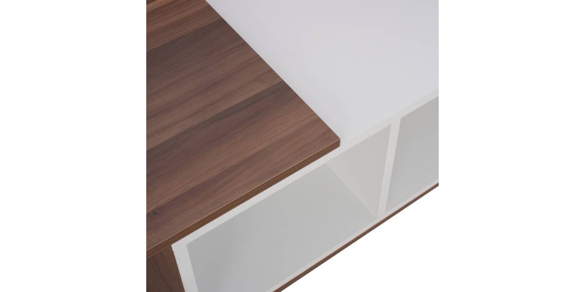 ΤΡΑΠΕΖΙ ΣΑΛΟΝΙΟΥ ACE ΚΑΡΥΔΙ ΛΕΥΚΟ HM9162 90x45x40 εκ.
