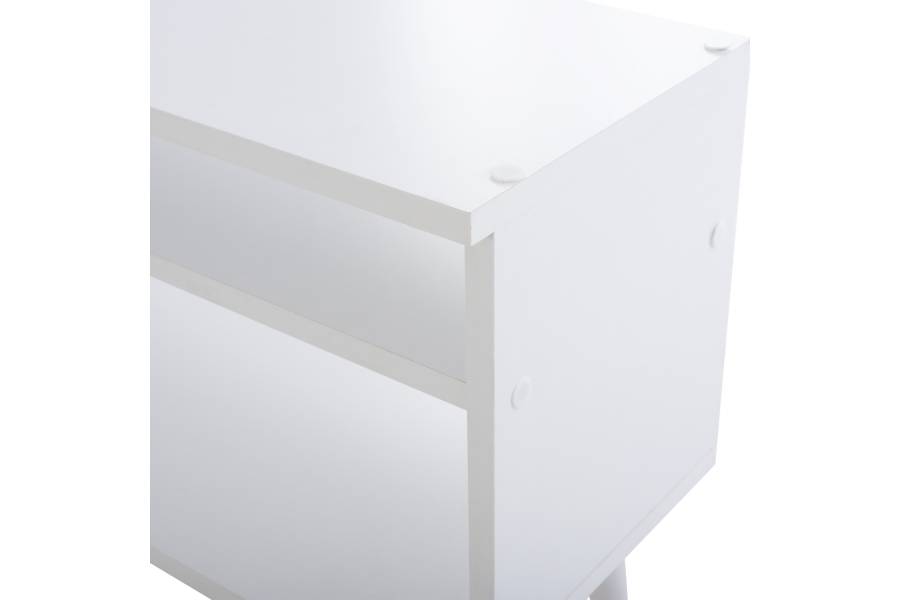 ΣΥΝΘΕΣΗ TΗΛΕΟΡΑΣΗΣ FLETCHER ΛΕΥΚΗ HM9144 180x32x128 εκ.