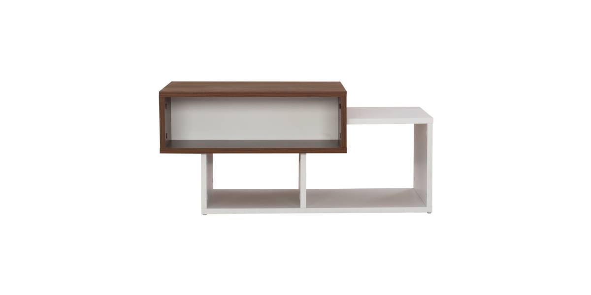 ΤΡΑΠΕΖΙ ΣΑΛΟΝΙΟΥ SERGIO ΚΑΡΥΔΙ ΛΕΥΚΟ HM9161 88x45x40 εκ.