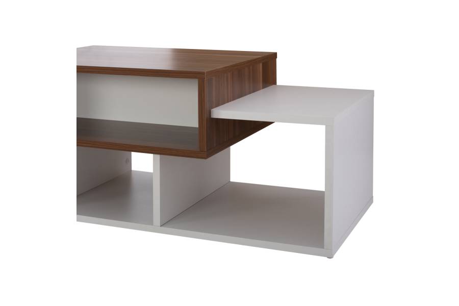 ΤΡΑΠΕΖΙ ΣΑΛΟΝΙΟΥ SERGIO ΚΑΡΥΔΙ ΛΕΥΚΟ HM9161 88x45x40 εκ.