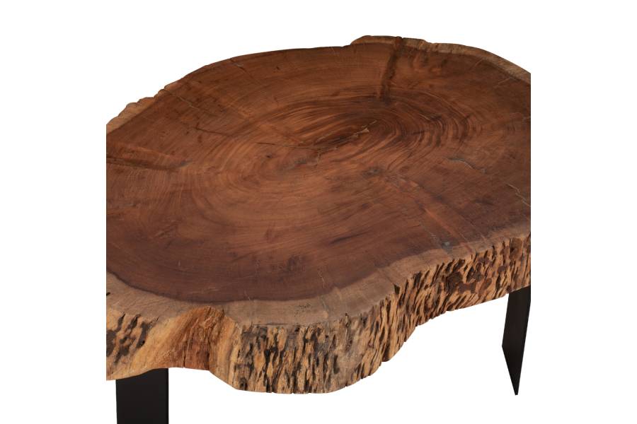 ΤΡΑΠΕΖΙ ΣΑΛΟΝΙΟΥ BRIGGS ΜΕ ΞΥΛΟ ΑΚΑΚΙΑΣ HM8776.11 80-87x50-83x40Yεκ.