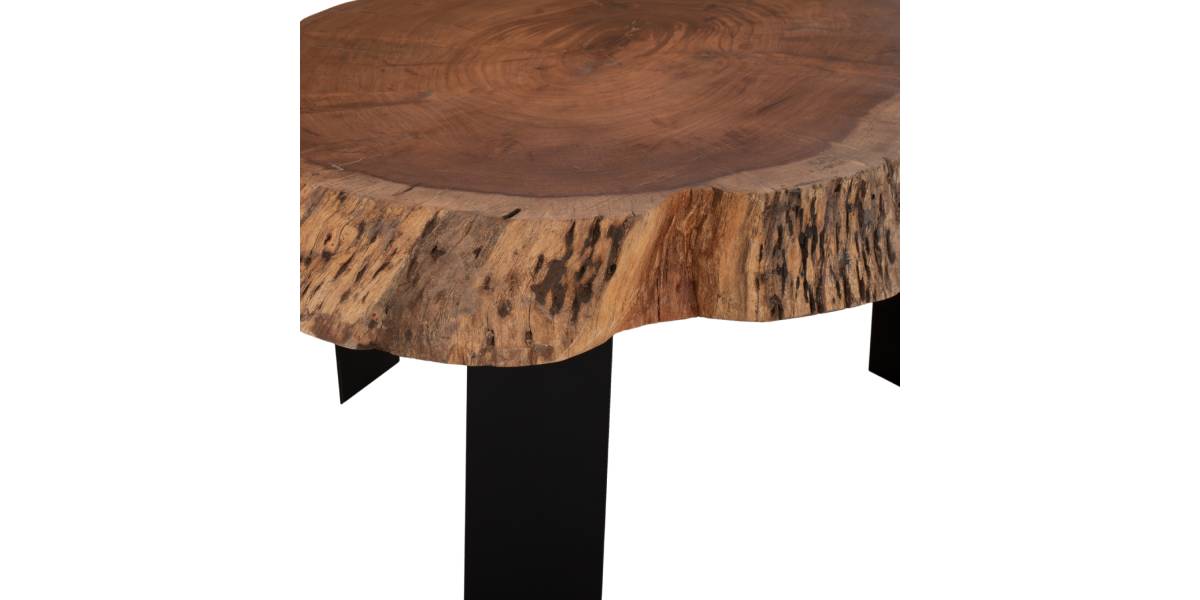 ΤΡΑΠΕΖΙ ΣΑΛΟΝΙΟΥ BRIGGS ΜΕ ΞΥΛΟ ΑΚΑΚΙΑΣ HM8776.11 80-87x50-83x40Yεκ.