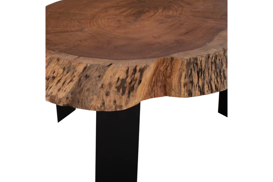 ΤΡΑΠΕΖΙ ΣΑΛΟΝΙΟΥ BRIGGS ΜΕ ΞΥΛΟ ΑΚΑΚΙΑΣ HM8776.11 80-87x50-83x40Yεκ.