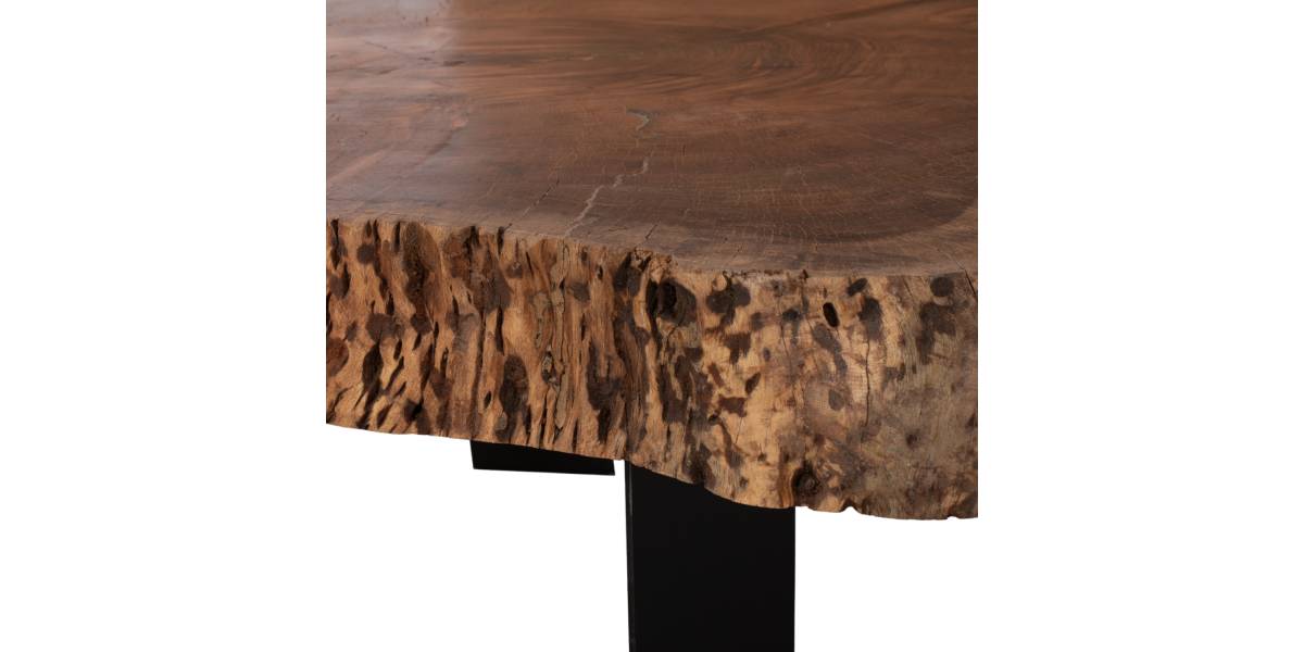ΤΡΑΠΕΖΙ ΣΑΛΟΝΙΟΥ BRIGGS ΜΕ ΞΥΛΟ ΑΚΑΚΙΑΣ HM8776.11 80-87x50-83x40Yεκ.