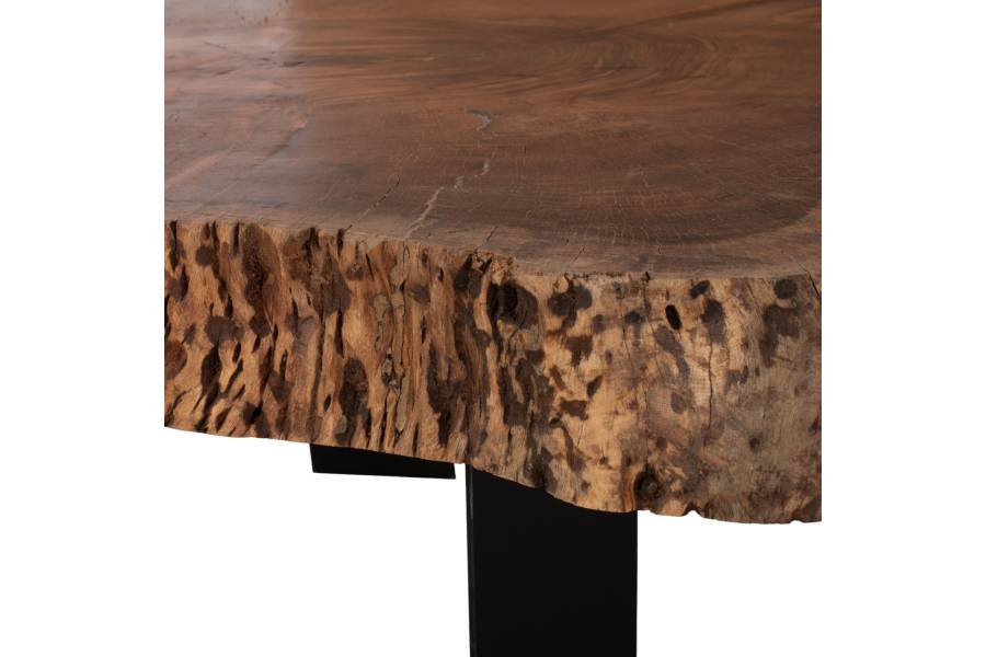 ΤΡΑΠΕΖΙ ΣΑΛΟΝΙΟΥ BRIGGS ΜΕ ΞΥΛΟ ΑΚΑΚΙΑΣ HM8776.11 80-87x50-83x40Yεκ.
