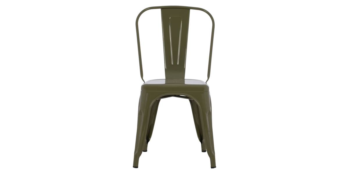 ΚΑΡΕΚΛΑ ΜΕΤΑΛΛΙΚΗ MELITA ΣΕ DARK OLIVE GREEN 43x50x82Y εκ. HM8641.03