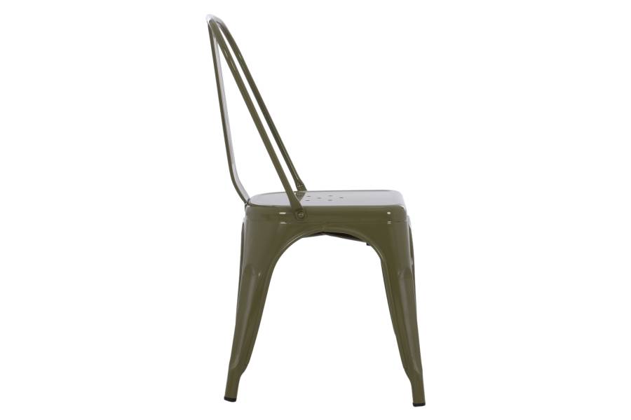 ΚΑΡΕΚΛΑ ΜΕΤΑΛΛΙΚΗ MELITA ΣΕ DARK OLIVE GREEN 43x50x82Y εκ. HM8641.03
