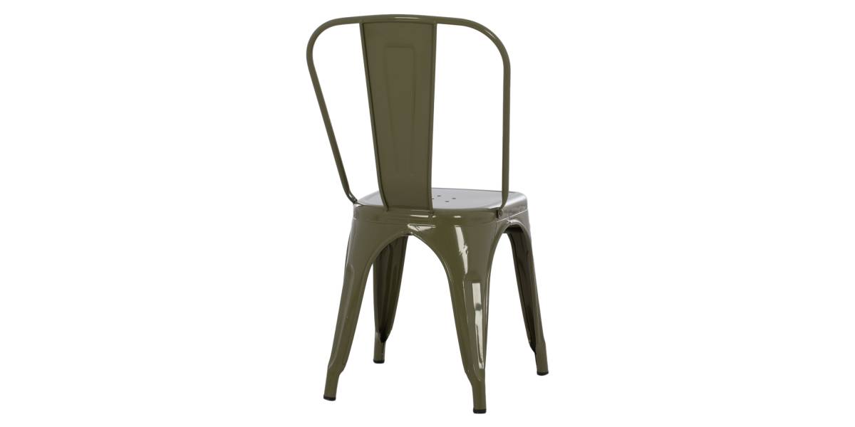 ΚΑΡΕΚΛΑ ΜΕΤΑΛΛΙΚΗ MELITA ΣΕ DARK OLIVE GREEN 43x50x82Y εκ. HM8641.03