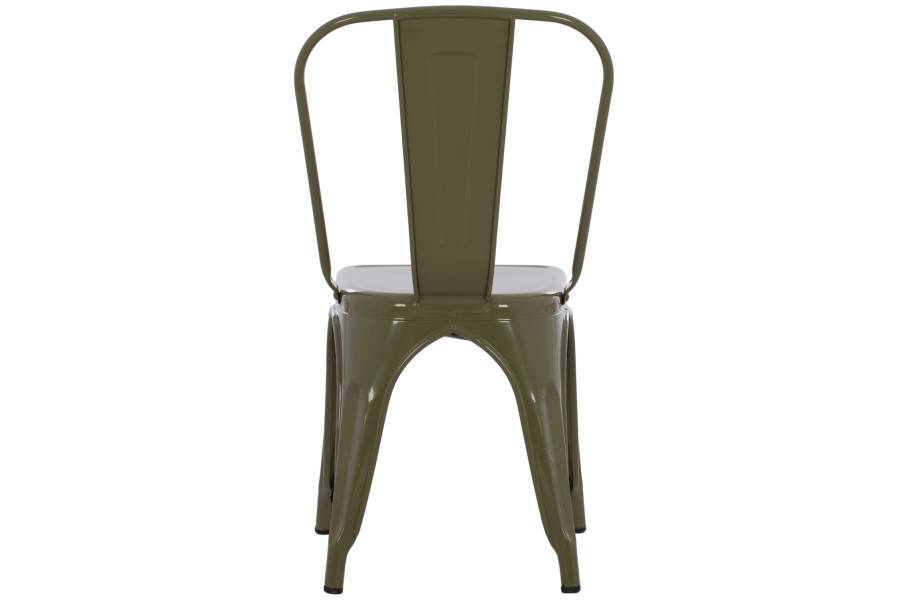 ΚΑΡΕΚΛΑ ΜΕΤΑΛΛΙΚΗ MELITA ΣΕ DARK OLIVE GREEN 43x50x82Y εκ. HM8641.03