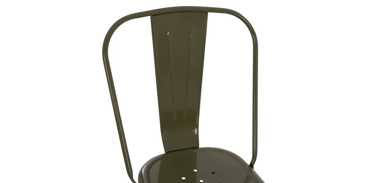 ΚΑΡΕΚΛΑ ΜΕΤΑΛΛΙΚΗ MELITA ΣΕ DARK OLIVE GREEN 43x50x82Y εκ. HM8641.03
