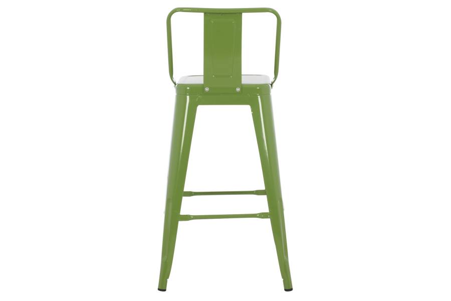 ΣΚΑΜΠΟ ΜΕΣΑΙΟΥ ΥΨΟΥΣ ΜΕΤΑΛΛΙΚΟ MELITA ΣΕ LIGHT OLIVE GREEN HM8574.13 42x42x98 εκ.