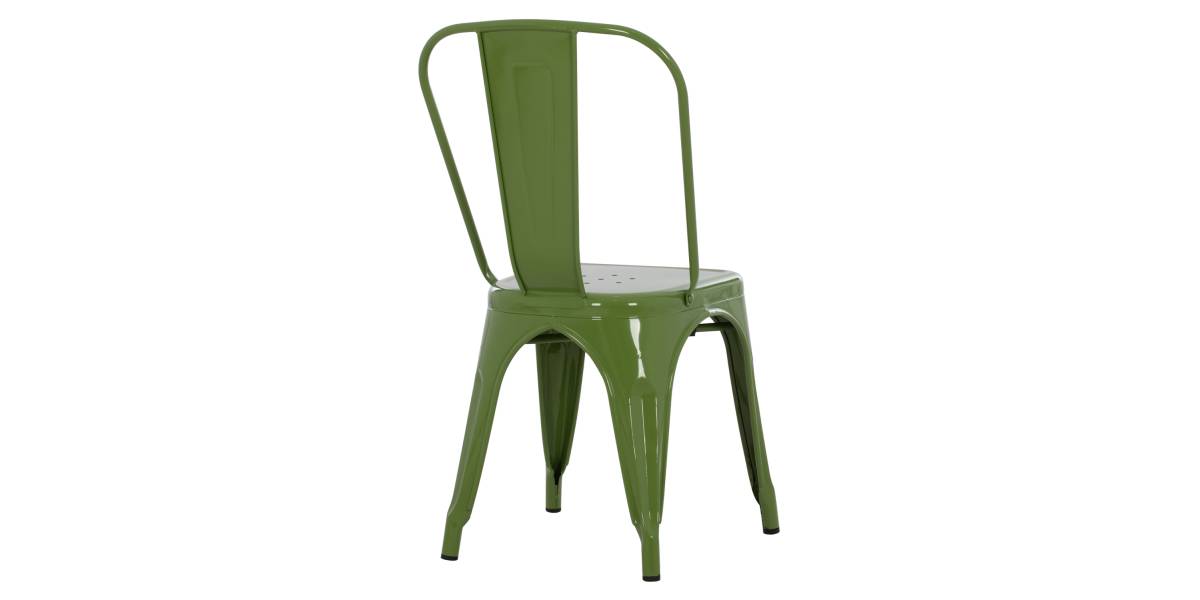 ΚΑΡΕΚΛΑ ΜΕΤΑΛΛΙΚΗ MELITA ΣΕ LIGHT OLIVE GREEN 43x50x82Y εκ. HM8641.13