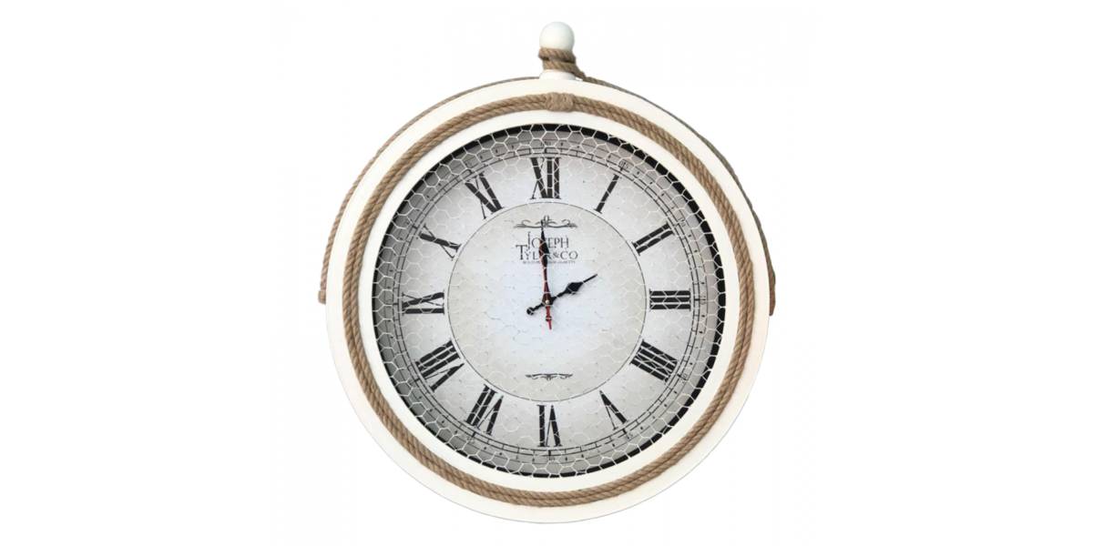 ΡΟΛΟΙ ΤΟΙΧΟΥ ΛΕΥΚΟ ΜΕΤΑΛΛΙΚΟ ΜΕ ΣΧΟΙΝΙ HM7452.02 Φ50 εκ.