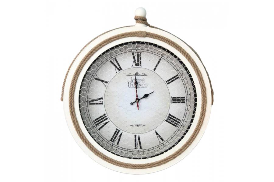 ΡΟΛΟΙ ΤΟΙΧΟΥ ΛΕΥΚΟ ΜΕΤΑΛΛΙΚΟ ΜΕ ΣΧΟΙΝΙ HM7452.02 Φ50 εκ.