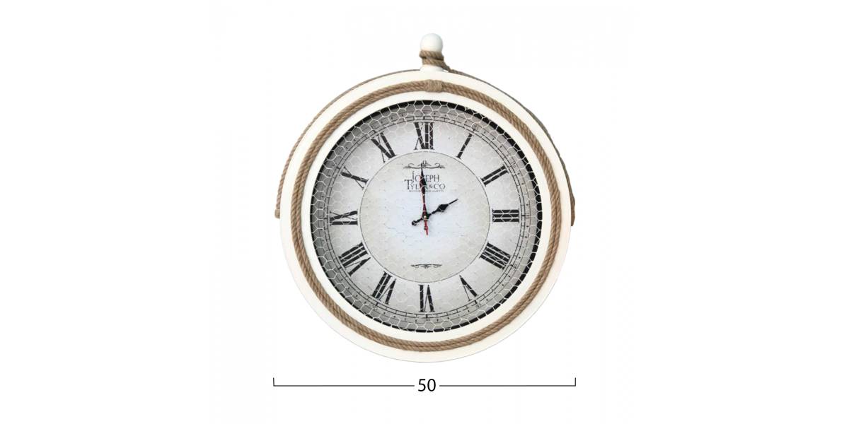 ΡΟΛΟΙ ΤΟΙΧΟΥ ΛΕΥΚΟ ΜΕΤΑΛΛΙΚΟ ΜΕ ΣΧΟΙΝΙ HM7452.02 Φ50 εκ.