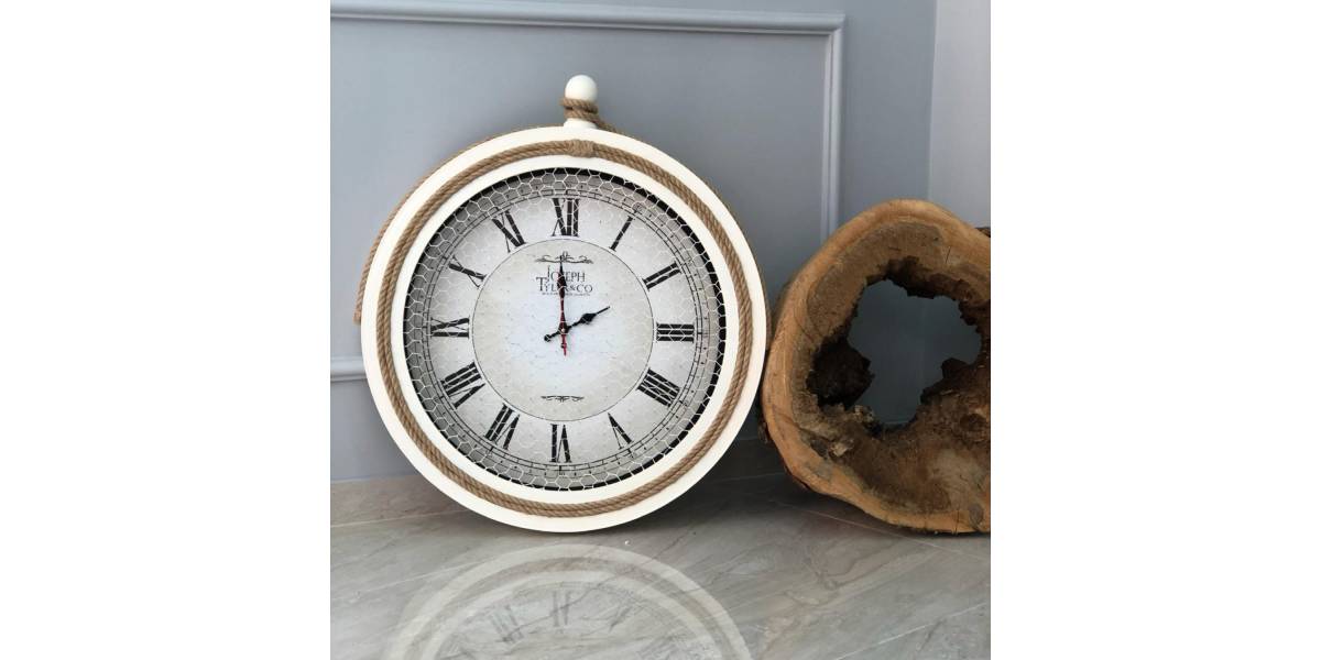 ΡΟΛΟΙ ΤΟΙΧΟΥ ΛΕΥΚΟ ΜΕΤΑΛΛΙΚΟ ΜΕ ΣΧΟΙΝΙ HM7452.02 Φ50 εκ.