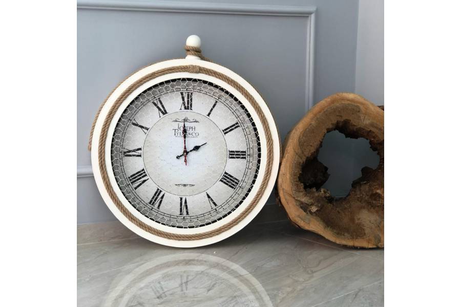 ΡΟΛΟΙ ΤΟΙΧΟΥ ΛΕΥΚΟ ΜΕΤΑΛΛΙΚΟ ΜΕ ΣΧΟΙΝΙ HM7452.02 Φ50 εκ.