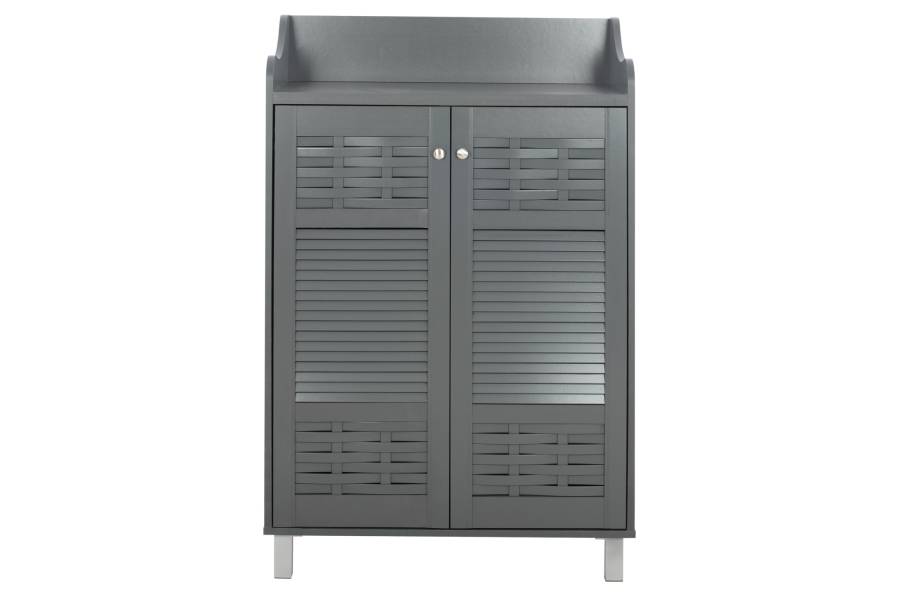 ΠΑΠΟΥΤΣΟΘΗΚΗ-ΝΤΟΥΛΑΠΙ KAILENA ΞΥΛΙΝΗ HM2230.10 ΓΚΡΙ 77x40x121,5 εκ.