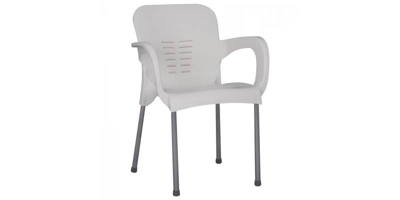 ΠΟΛΥΘΡΟΝΑ ΠΟΛΥΠΡΟΠΥΛΕΝΙΟΥ RECYCLED KAREK HM5592.11 ΛΕΥΚΟ ΧΡΩΜΑ 59,5x59x81Y εκ.
