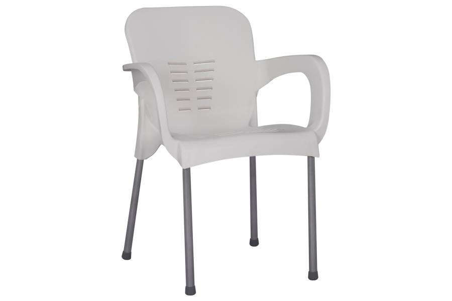 ΠΟΛΥΘΡΟΝΑ ΠΟΛΥΠΡΟΠΥΛΕΝΙΟΥ RECYCLED KAREK HM5592.11 ΛΕΥΚΟ ΧΡΩΜΑ 59,5x59x81Y εκ.