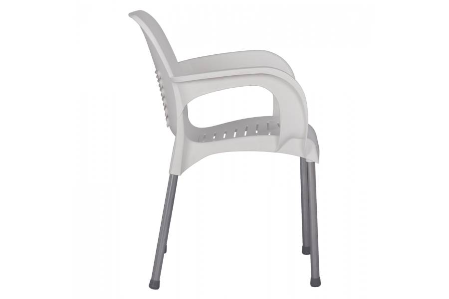 ΠΟΛΥΘΡΟΝΑ ΠΟΛΥΠΡΟΠΥΛΕΝΙΟΥ RECYCLED KAREK HM5592.11 ΛΕΥΚΟ ΧΡΩΜΑ 59,5x59x81Y εκ.