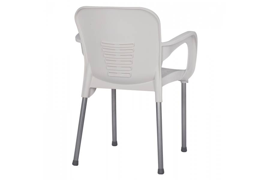 ΠΟΛΥΘΡΟΝΑ ΠΟΛΥΠΡΟΠΥΛΕΝΙΟΥ RECYCLED KAREK HM5592.11 ΛΕΥΚΟ ΧΡΩΜΑ 59,5x59x81Y εκ.