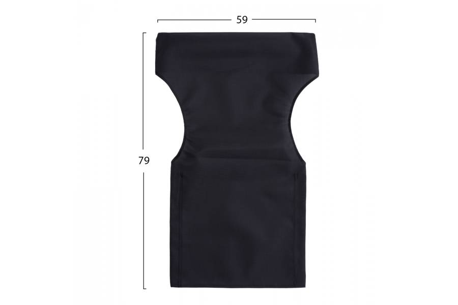 ΜΑΞΙΛΑΡΙ TEXTILENE 600gr/m2 2X1 ΜΑΥΡΟ ΕΙΔ.ΓΙΑ ΚΑΡΕΚΛΑ ΣΚΗΝΟΘΕΤΟΥ HM5272.35 59x45x79Y