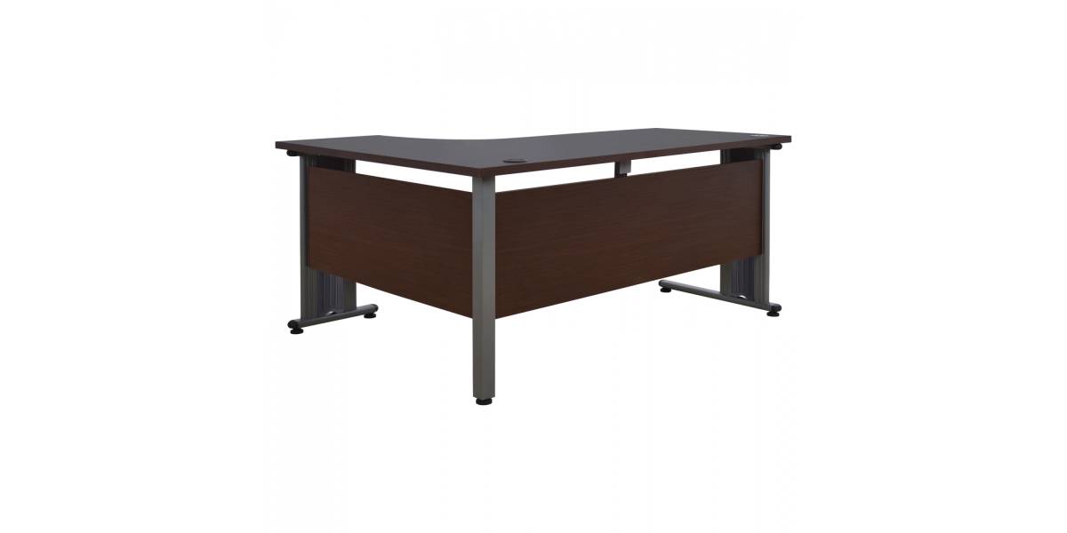 ΓΡΑΦΕΙΟ ΕΠΑΓΓΕΛΜΑΤΙΚΟ VALDEN HM2043.02R WENGE ΜΕ ΔΕΞΙΑ ΓΩΝΙΑ 160X120X75