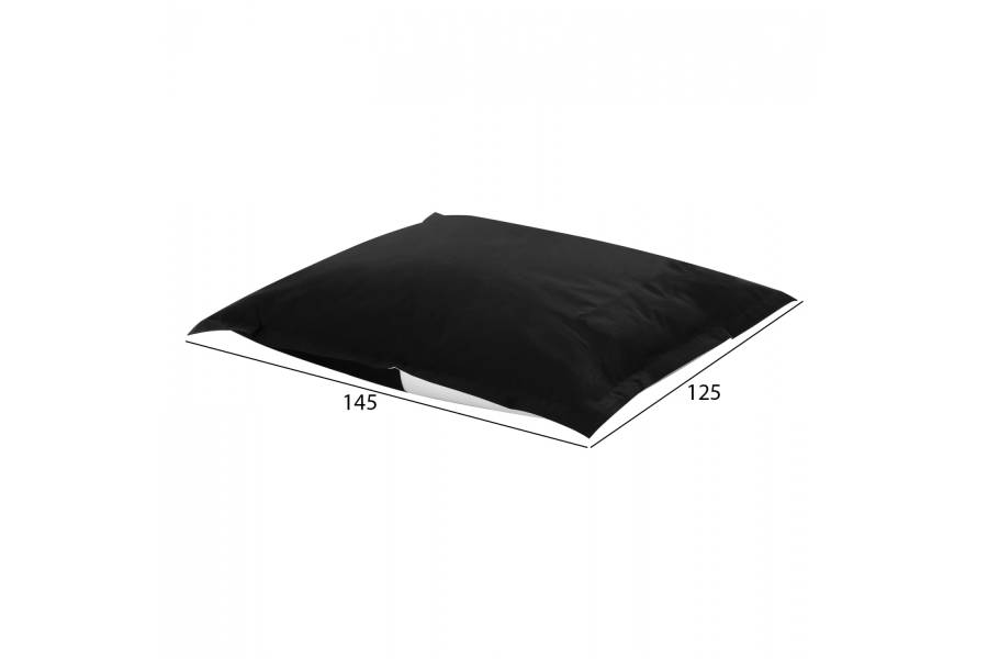 ΠΟΥΦ BLOOM ΜΑΞΙΛΑΡΑ ΘΑΛΑΣΣΗΣ HM5113.14 ΜΑΥΡΟ ΜΕ UV PROTECTION 125x145 εκ.