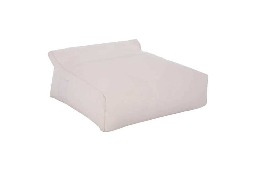 ΠΟΥΦ YAMIN 2ΑΤΟΜΩΝ ΜΕ TEXTILENE 600gr/m2 2X1 ΛΕΥΚΟ HM5773.11 140x140x40-60Υεκ.
