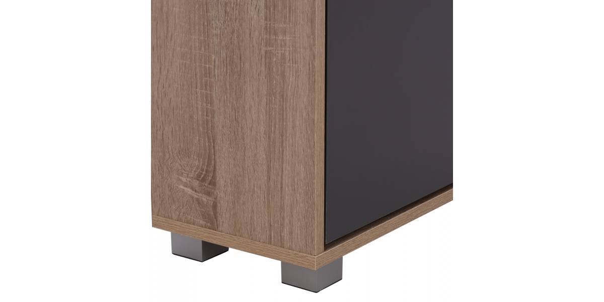 ΠΑΠΟΥΤΣΟΘΗΚΗ ΞΥΛΙΝΗ DAVINA HM2221.04 SONAMA-ΓΚΡΙ 3ΘΕΣΕΩΝ 62Χ24Χ110Υεκ
