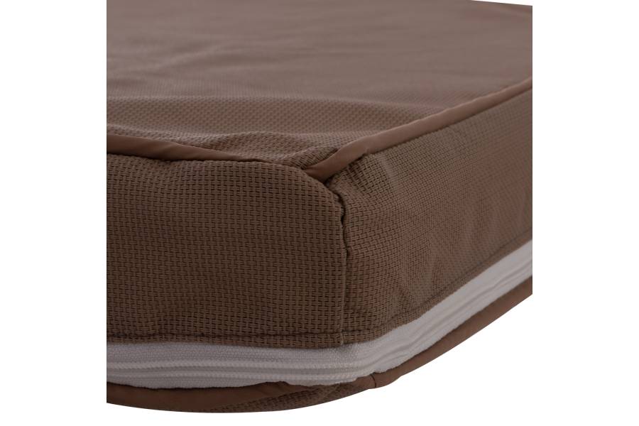 ΜΑΞΙΛΑΡΙ ΞΑΠΛΩΣΤΡΑΣ TEXTILENE 600gr SIFNOS ΜΟΚΑ HM11236.04T 196(117+1+78)x58x9εκ.