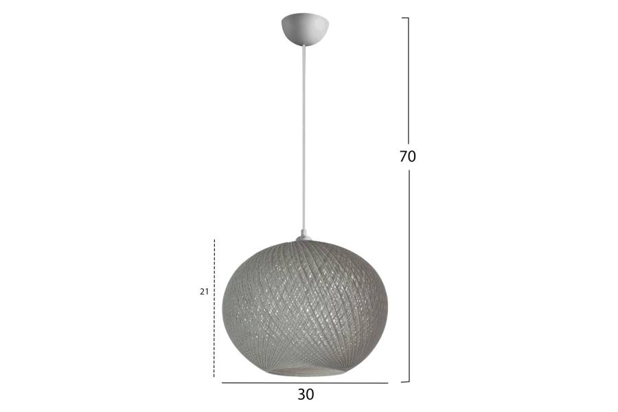 ΦΩΤΙΣΤΙΚΟ ΟΡΟΦΗΣ ΕΣΩΤΕΡΙΚΟΥ ΧΩΡΟΥ ΓΚΡΙ Φ30Χ70Υεκ. HM7625.01