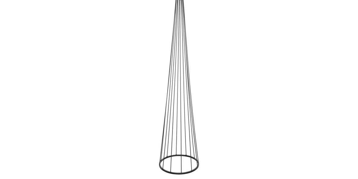 ΦΩΤΙΣΤΙΚΟ ΔΑΠΕΔΟΥ ΜΕΤΑΛΛΙΚΟ ΓΚΡΙ HM7581.01 Φ38x144 εκ.