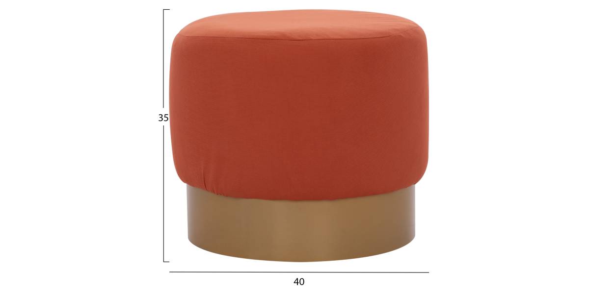ΣΚΑΜΠΟ VINDE HM9260.02 ΚΟΡΑΛΙ ΜΕ ΧΡΥΣΗ ΒΑΣΗ Φ40x35 εκ.