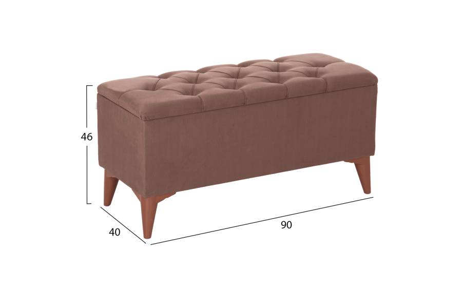 ΣΚΑΜΠΟ ΜΠΑΟΥΛΟ STROL HM9261.04 ΚΑΦΕ 90x40x46Υεκ.